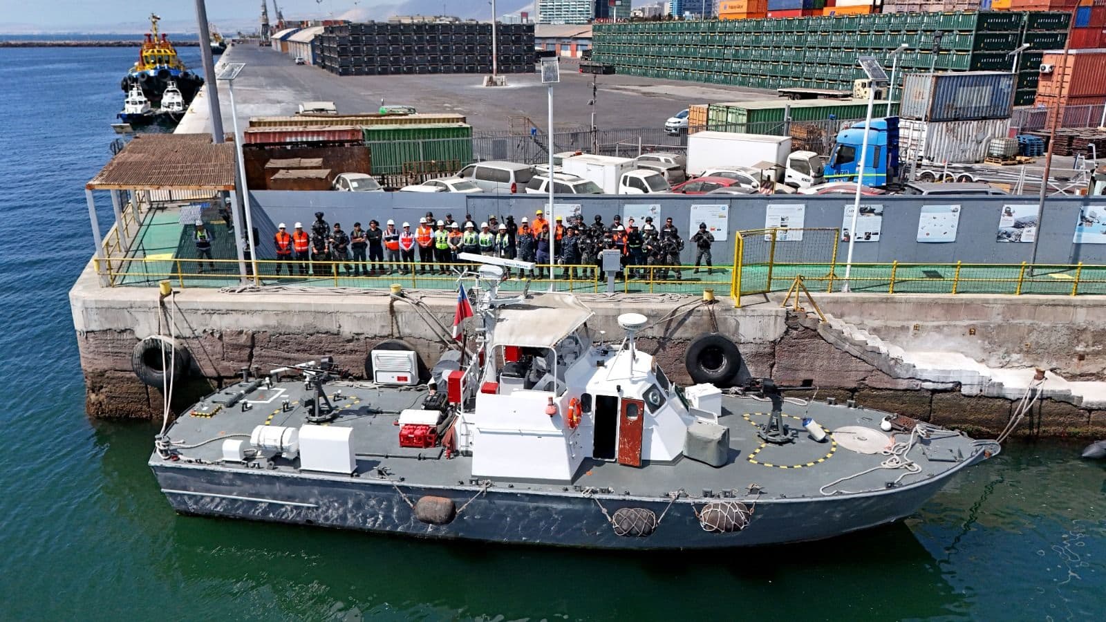Puerto Antofagasta realiza simulacro PBIP que refuerza la protección de instalaciones críticas