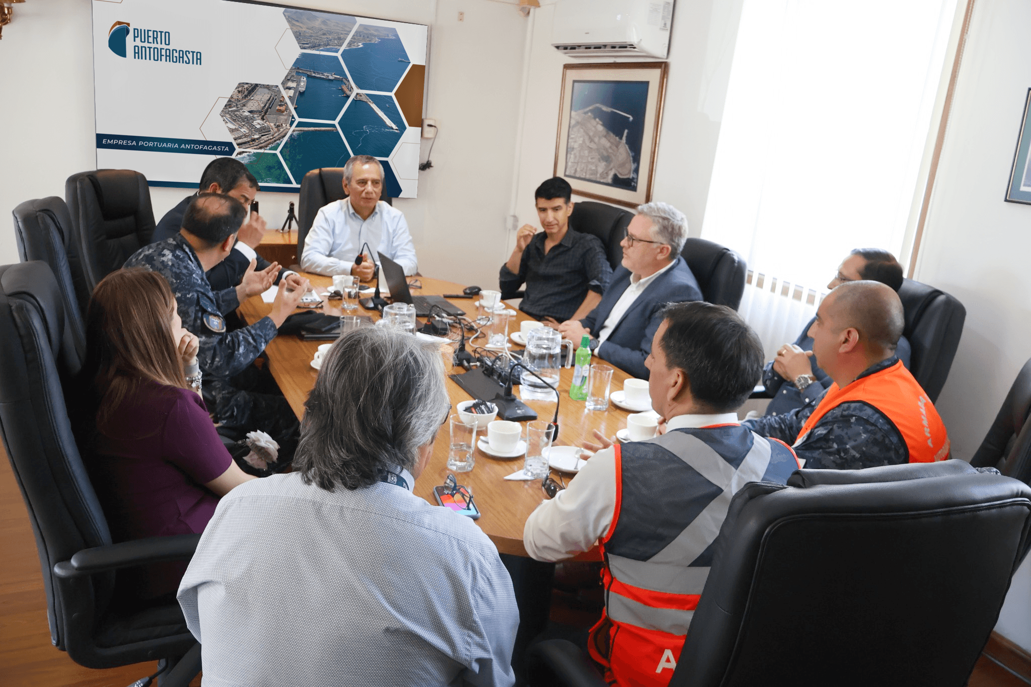 Puerto Antofagasta fortalece la coordinación institucional en seguridad portuaria