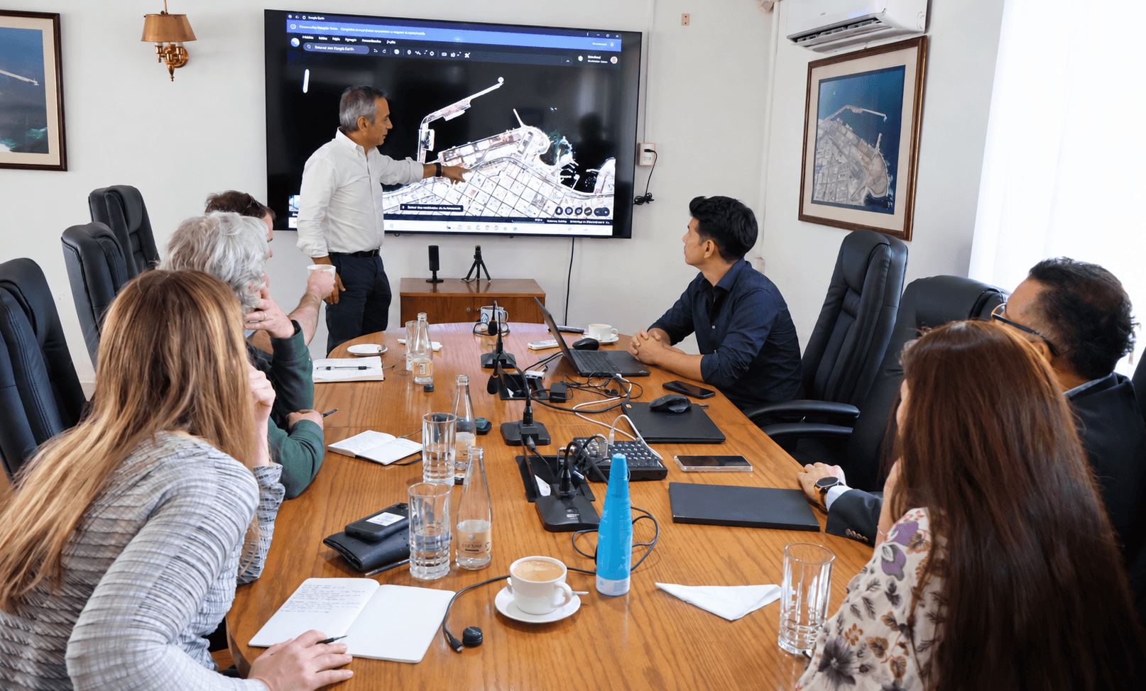 Puerto Antofagasta presenta sus proyectos estratégicos a asesores del Senado de Estados Unidos